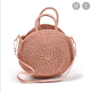 BRAND NEW NEVER WORN Clare V Alice Blush Pink crossbody bag w/ removable strap